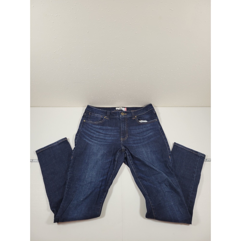 Cabi High Straight Jeans Women 8 Blue Excellent‎ Dark Wash Denim 0894